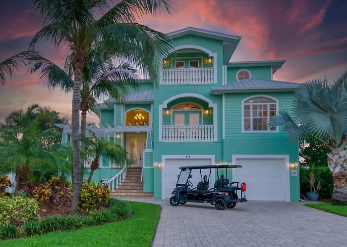 Waterfront Luxury W/ Heated Salt Pool & Golf Cart * Clearwater Beach